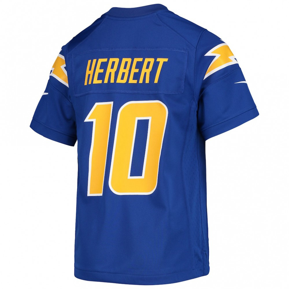Justin Herbert Los Angeles Chargers Nike Youth Game Jersey - Royal-GridironStore